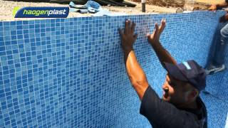 Installation of Agam swimming pool liners [upl. by Balduin]