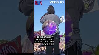 Lewis Capaldi  Glastonbury Awards  Crowd Singing along with Lewis  Emotional Breakthrough [upl. by Elleiad]