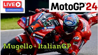 MotoGP24  Mugello  ItalianGP  Ducati FBagnaia Cockpit View 100 Full Race  23 Laps [upl. by Buxton684]