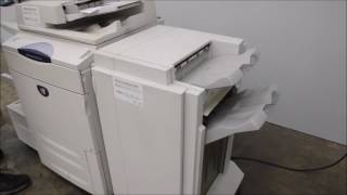 XEROX DOCUCOLOR 242 W EXTERNAL FIERY RIP AND FINISHER [upl. by Richey]