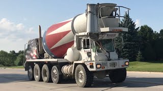 Cement Truck Compilation [upl. by Wonacott]