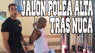 Jalón polea alta tras nuca Jalón tras nuca [upl. by Kariv171]