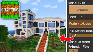 NEW MODERN HOUSE SEED in CRAFTING and BUILDING [upl. by Silenay769]