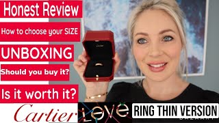 CARTIER LOVE RING UNBOXING LOVE Wedding Band Reveal  Review  LOVE Ring Collection Explained [upl. by Asseret]