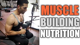 HOW MUCH PROTEIN CARBS AND FATS YOU NEED TO BUILD MUSCLE   IN HINDI [upl. by Rapsac]