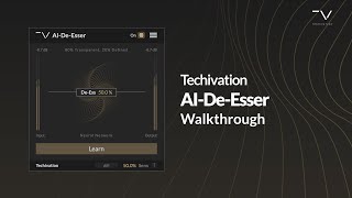 NEW PLUGIN Techivation AIDeEsser Walkthrough [upl. by Mosnar397]