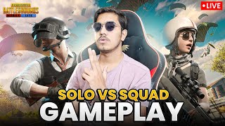 SOLO VS SQUAD GAMEPLAY  PUBG LITE LIVE STREAM🔴 GoDTusharOP is live [upl. by Enylcaj]