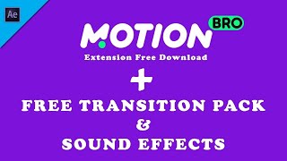 Installing Motion Bro Extension in Adobe After Effects CC Link in the Description [upl. by Nosniv411]