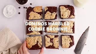 Dominos Marbled Cookie Brownie Recipe Copycat [upl. by Biron]