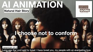 ANIMATION STORY VIDEO  Natural Hair story one that most of us can relate to [upl. by Sahpec]