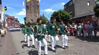 Schützenfest in Korschenbroich 2017 – Unges Pengste – Teil zwei der Königsparade am 05Juni 2017 [upl. by Albertine]