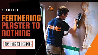 Feathering Plaster  How To Plaster An Existing Wall LIKE A PRO [upl. by Storfer617]