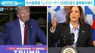 米大統領選 祝日「レイバーデー」迎え 選挙戦が本格化2024年9月3日 [upl. by Ainitsirc]