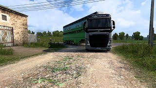 Euro Truck Simulator 2  Mon rêve  TRANSPORT DANIMAUX VIVANTS AVEC UNE SEMIREMORQUE BETAILLÈRE [upl. by Jimmie783]