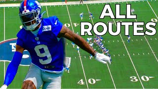 Malik Nabers Full NFL Preseason  Every Route Target and Catch [upl. by Sedgewick]