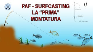 TUTORIAL  PAF  SURFCASTING La quotPRIMAquot Montatura  Trave A Modo Mio [upl. by Annoval]