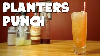 Planters Punch  the Classic Dark Rum Cocktail Trader Vics Recipe [upl. by Illona910]