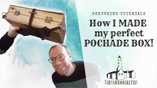 How I Made a Pochade Box  DIY pochade box for plein air painting [upl. by Ellesig]