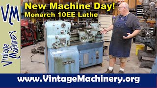 New Machine Day Another New to Me Monarch 10EE Lathe [upl. by Colb]