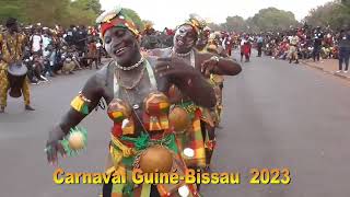 Carnaval incrível da GuinéBissau um país rico de cultura 2023 [upl. by Gnurt]