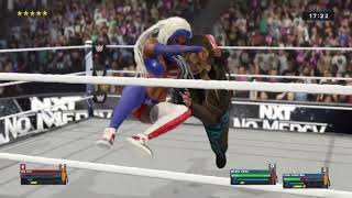 WWE 2K24Online Gameplay MCCOOL VS NIA JAX [upl. by Kalvin]