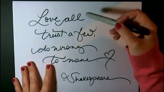 Handwriting Tips For Pretty Penmanship [upl. by Dahij]