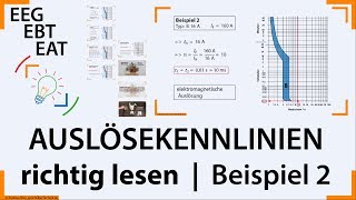 Leitungsschutzschalter 5  Auslösekennlinien RICHTIG abLESEN  Beispiel 2  Elektroniker EBTampEEG [upl. by Allez]