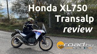 Honda XL750 Transalp detailed REVIEW  Onroadbike [upl. by Mervin]