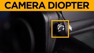 Camera Diopter Adjustment  How to get a sharp viewfinder [upl. by Eeuqram]