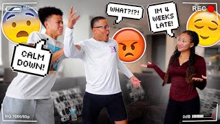 TELLING OLDER BROTHER I MISSED MY PERIOD PRANK 4 WEEKS LATE [upl. by Jabez629]