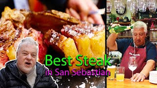 Best Steak in San Sebastian Bar Nestor  Dont Miss It [upl. by Siraval148]