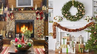 🎄100 CHRISTMAS MANTEL AND FIREPLACE DECOR IDEAS  CHRISTMAS DECORATING IDEAS 2024 🎄 [upl. by Endor]