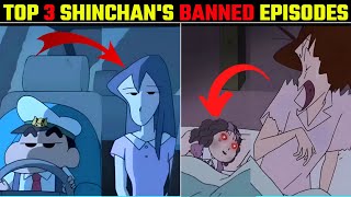 Shinchan Top 3 Banned Horror Episodes In Hindi  Shinchan Unseen Episodes [upl. by Ayahc]