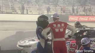 Dale Jr Shane van Gisbergen Greet Each Other After Bristol [upl. by Kitty61]