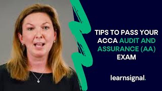 Top Tips To Pass Your ACCA Audit and Assurance AA Exam  Learnsignal [upl. by Merry]