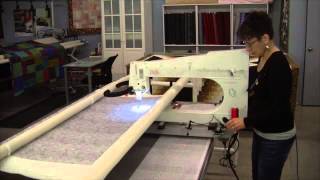 Video 8 How to Stitch a Pantograph with a longarm quilting machine [upl. by Lenrow]