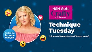 HSN Gets Crafty with Suzanne  Technique Tuesday [upl. by Uahsoj]