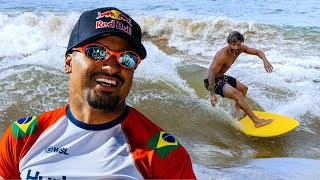 1ª VEZ SURFANDO ONDA DE RIO  HAWAII [upl. by Nylsirhc]