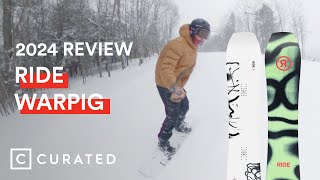 2024 Ride Warpig Snowboard Review  Curated [upl. by Akibma616]