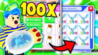 UNBOXING 100 Royal Eggs GIRL FRIEND CHALLENGE to WIN NEON FROST DRAGON Adopt Me Hacks Roblox [upl. by Raimundo194]