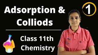 Adsorption and Colloids Class 11th Chemistry Part 1 [upl. by Lyle]