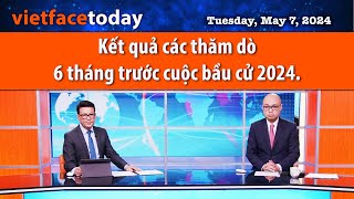 Vietface Today  Kết quả các thăm dò 6 tháng trước cuộc bầu cử 2024  050724 [upl. by Ailima]