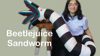 Beetlejuice Prop Lets Make a Beetlejuice Sandworm Plushie [upl. by Georgia666]