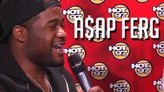 AAP Ferg talks about his Father amp Harlem AAP Mob amp More w Laura Stylez amp Ebro [upl. by Swanhildas]