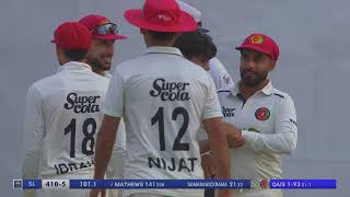 Angelo Mathews and Dinesh Chandimal flay tons  Day 2 Highlights  Sri Lanka vs Afghanistan [upl. by Halona]