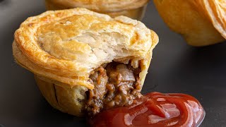 How to Make Aussie Beef Party Pies Mini Meat Pies  Easy Party Food [upl. by Kersten77]