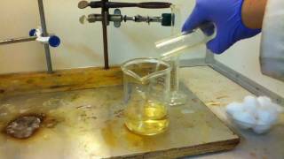 Real Chem Synthesis Of Nitrocellulose [upl. by Meli]