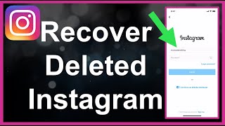 How To Recover Deleted Instagram Account [upl. by Hafital948]