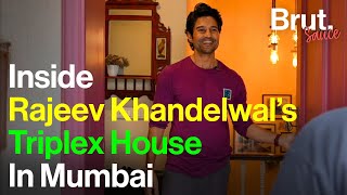 Inside Rajeev Khandelwal’s Triplex House In Mumbai  Brut Sauce [upl. by Kcirtemed]