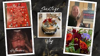 🎃🍁 Sonntags Vlog  Torte  Geschenke ausbeute  Halloween 🍁🎃 [upl. by Duahsar210]